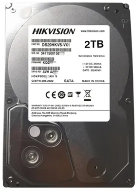 Жесткий диск Hikvision 2ТБ DS20HKVS-VX1