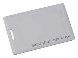 Карта толстая с прорезью и номером ST-PC010MF Mifare
