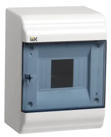 Корпус пластиковый ЩРН-П-4 белый IP41 IEK / MKP82-N-04-41-20