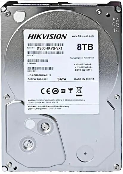 Жесткий диск Hikvision 8ТБ DS80HKVS-VX1