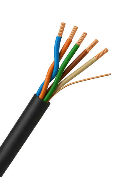 Кабель витая пара U/UTP PE 4х2х0,50 Cat 5e PE 4х2х0,50 для внешней прокладки, 305 м МКЗ