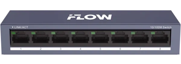 Коммутатор неуправляемый iFLOW F-SW-EU208-O