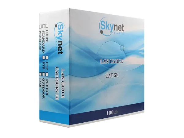 Кабель витая пара кат. 5e SkyNet Light UTP indoor 4x2x24 AWG Cu (Бухта/305м)