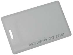 Карта толстая с прорезью и номером ST-PC010EM EmMarin