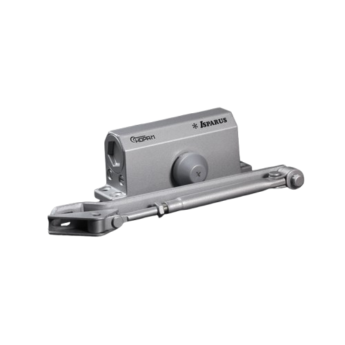 Доводчик НОРА-М 410 ISPARUS (от 15 до 60кг) (серый) морозостойкий